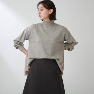 The Shop Tk Women ザ ショップ ティーケー レディース の 洗える 前後異素材 ドッキングニット通販 集英社happy Plus Store