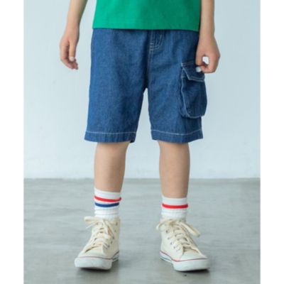 THE SHOP TK(Kids) 【110-150】デニムハーフパンツ