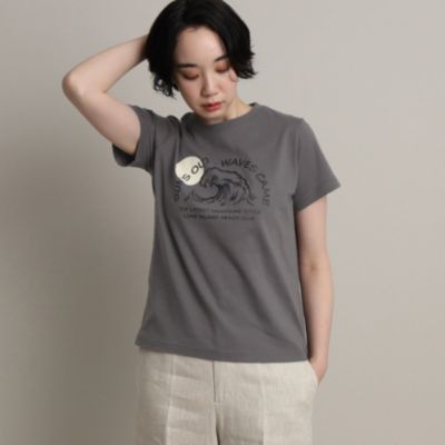 Dessin(Ladies)(デッサン：レディース)のロゴプリントTシャツ<XS~L