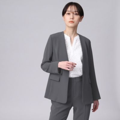 INDIVI XXXS 3号 スーツ パンツ ボトム スモール 流行色　日本製
