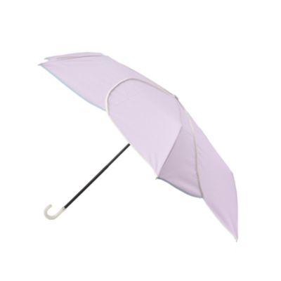 ＜集英社＞ Dessin(Ladies)(デッサン：レディース)/【ギフトにも】【because】 バイカラーパイピング折りたたみ傘