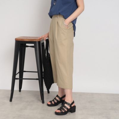 SHOO・LA・RUE(シューラルー)の【低身長〇】さらり快適！麻レーヨン ガウチョパンツ通販 集英社HAPPY PLUS STORE
