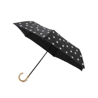 ＜集英社＞ Dessin(Ladies)(デッサン：レディース)/【ギフトにも◎】because ドットチェックバッグ付き折りたたみ日傘