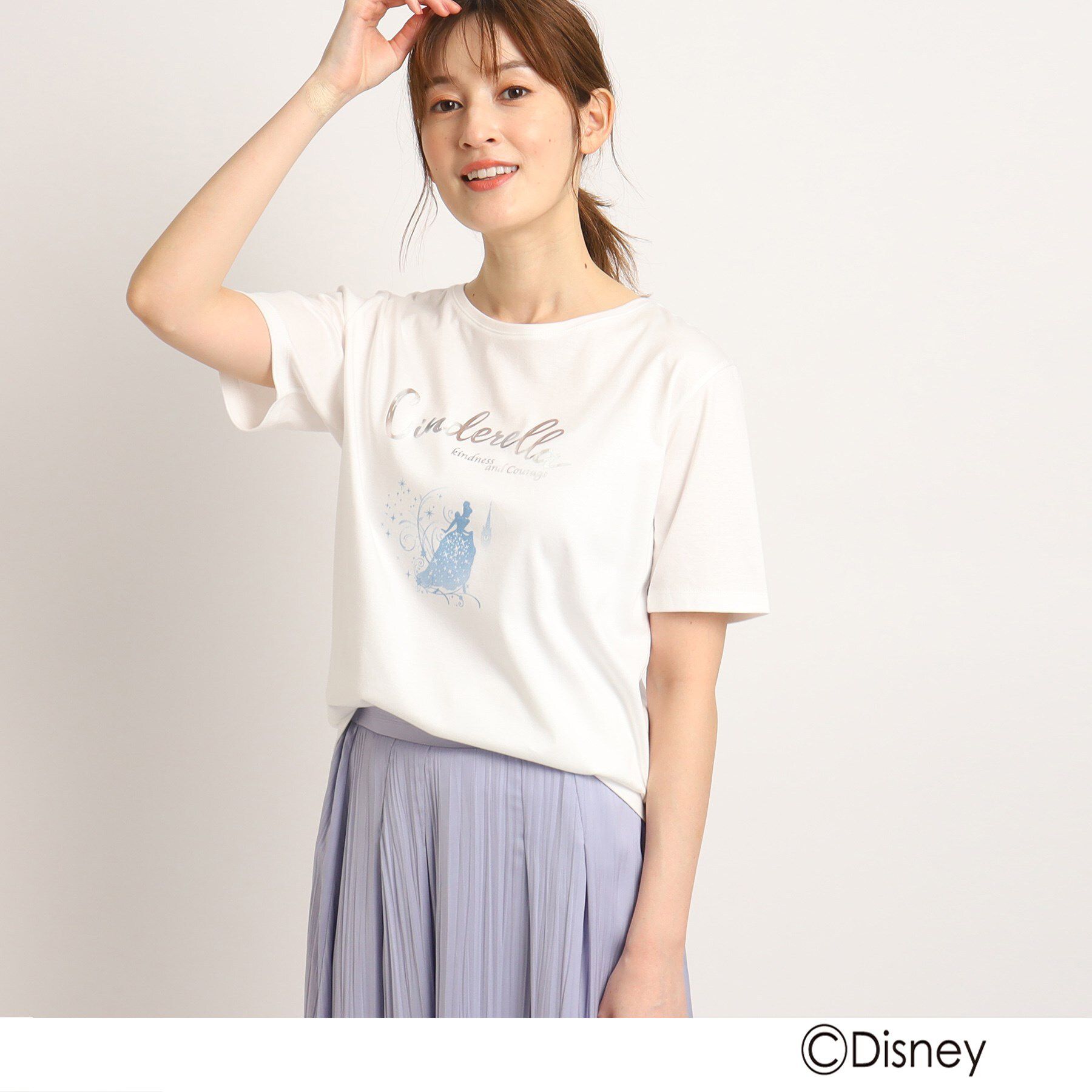  COUP DE CHANCE(クードシャンス)/【Disney】シンデレラ／クードシャンスから限定発売 オリジナルデザインTシャツ