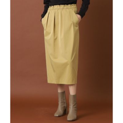 素材ポリエステル100％DRESSTERIOR(Ladies) タックギャザースカート新品