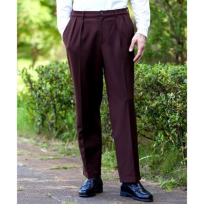 集英社HAPPY PLUS STOREDRESSTERIOR（Men）（ドレステリア：メンズ）/バックフリース ワイドトラウザーズパンツ