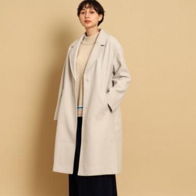 集英社HAPPY PLUS STOREDessin（Ladies）（デッサン：レディース）/ジャージメルトン チェスターコート（S～L）