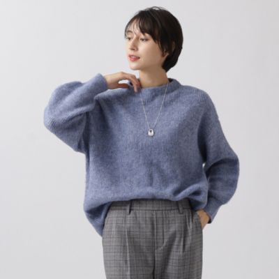 SHOO・LA・RUE(シューラルー)の【体型カバー】起毛片畦ハイネックプル