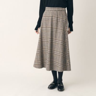 集英社HAPPY PLUS STOREDessin（Ladies）（デッサン：レディース）/【洗える・後ろゴム】カラーチェックフレアスカート（XS～L）