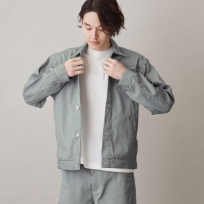 集英社HAPPY PLUS STORETHE SHOP TK（Men）（ザ ショップ ティーケー：メンズ）/【セットアップ可】CAVEカツラギカバーオール