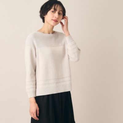 集英社HAPPY PLUS STOREDessin（Ladies）（デッサン：レディース）/【洗える】ボックスシルエットニット