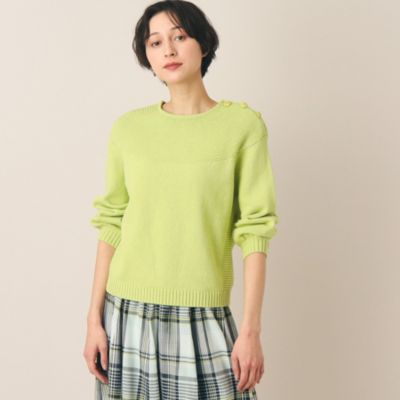 集英社HAPPY PLUS STOREDessin（Ladies）（デッサン：レディース）/【洗える】求心編みヨークニット