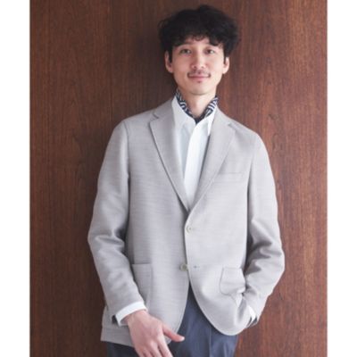 集英社HAPPY PLUS STORETHE SHOP TK（Men）（ザ ショップ ティーケー：メンズ）/リネンライクメッシュブレザー