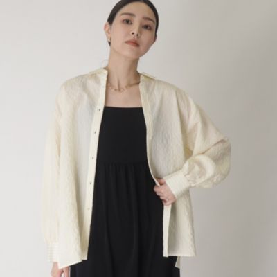 集英社HAPPY PLUS STORETHE SHOP TK（Women）（ザ ショップ ティーケー：レディース）/【ヒルナンデス！で紹介】ドビーストライプシャツ【手洗い可】