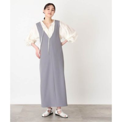 集英社HAPPY PLUS STORETHE SHOP TK（Women）（ザ ショップ ティーケー：レディース）/バッククロスジャンスカ/洗濯機OK