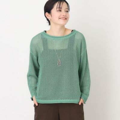 集英社HAPPY PLUS STORETHE SHOP TK（Women）（ザ ショップ ティーケー：レディース）/メッシュプルオーバー【手洗い可】