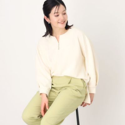 集英社HAPPY PLUS STORETHE SHOP TK（Women）（ザ ショップ ティーケー：レディース）/キーネックスキッパー【洗濯機OK】