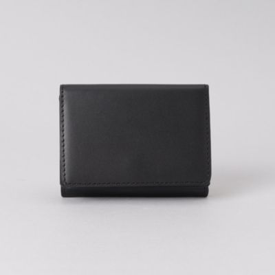 集英社HAPPY PLUS STORETHE SHOP TK（Men）（ザ ショップ ティーケー：メンズ）/スムースレザー三つ折りミニウォレット