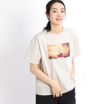 Reflect 【マシンウォッシュ／UVカット／接触冷感／洗える】プリントTシャツ