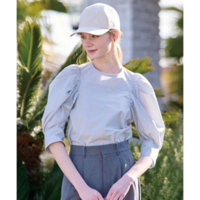 yori カシミヤシルクシアーテレコロンTee ホワイト36 カシミヤシルクシアーテレコロンTee | tops| yori