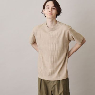 集英社HAPPY PLUS STORETHE SHOP TK（Men）（ザ ショップ ティーケー：メンズ）/リンクスチェック半袖Tシャツ