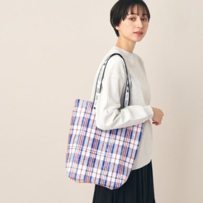 集英社HAPPY PLUS STOREDessin（Ladies）（デッサン：レディース）/ポリチェックトートバッグ