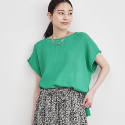 集英社HAPPY PLUS STORETHE SHOP TK（Women）（ザ ショップ ティーケー：レディース）/リラクシーニット【洗える】