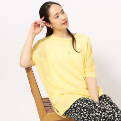 集英社HAPPY PLUS STORESHOO・LA・RUE（シューラルー）/【洗える/2点セット】大人の透け感 シアードルマンニット＋インナータンクトップ