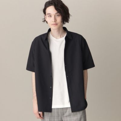 集英社HAPPY PLUS STORETHE SHOP TK（Men）（ザ ショップ ティーケー：メンズ）/【速乾／軽量／一部セットアップ着用可】シアサッカーメッシュシャツ