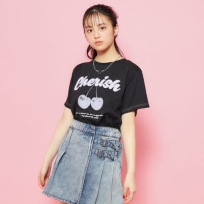 PINK-latte(ピンクラテ)の【接触冷感】フルーツTシャツ通販 集英社HAPPY PLUS STORE