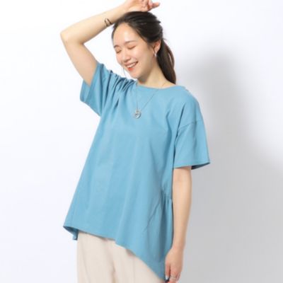 集英社HAPPY PLUS STORESHOO・LA・RUE/DRESKIP（シューラルー）/【体型カバー/UV】アウトで決まる ペプラムTシャツ