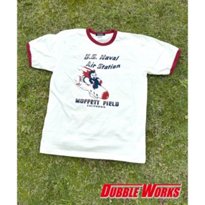 集英社HAPPY PLUS STOREDRESSTERIOR（Men）（ドレステリア：メンズ）/【DRESSTERIOR別注】DUBBLE WORKS（ダブルワークス）U．S．NAVAL AIR STATION Tシャツ