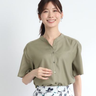 集英社HAPPY PLUS STOREReflect（リフレクト）/【夏SALE／接触冷感／マシンウォッシュ可／セットアップ可能】リラクシーフレアスリーブブラウス