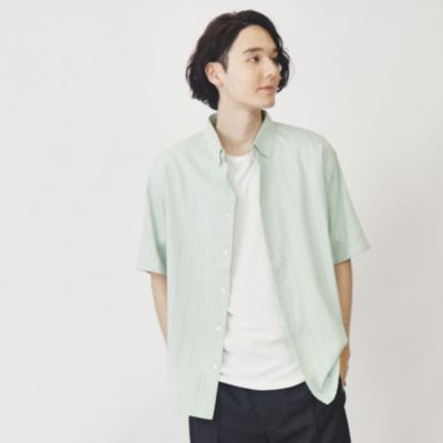 集英社HAPPY PLUS STORETHE SHOP TK（Men）（ザ ショップ ティーケー：メンズ）/コットンレース半袖シャツ