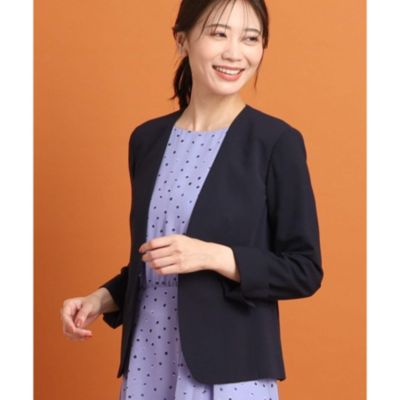 リフレクト 【洗える】春夏ジャケット　ブルゾン アウター リフレクト 【洗える】春夏ジャケットブルゾン アウター