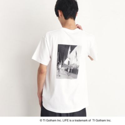 集英社HAPPY PLUS STORETHE SHOP TK（Men）（ザ ショップ ティーケー：メンズ）/【GOOD ROCK SPEED × LIFE PICTURE COLLECTION 別注】 Parisグラフィック半袖Tシャツ