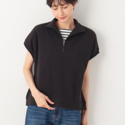 集英社HAPPY PLUS STOREDessin（Ladies）（デッサン：レディース）/【洗える】ハーフジップカットソー