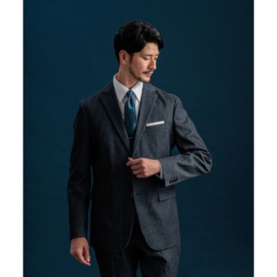 集英社HAPPY PLUS STORETHE SHOP TK（Men）（ザ ショップ ティーケー：メンズ）/エバーデニムジャケット【セットアップ可/ビジネス対応/色落ちしにくい/ストレッチ素材】