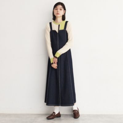 集英社HAPPY PLUS STORETHE SHOP TK（Women）（ザ ショップ ティーケー：レディース）/デニムステッチジャンスカ/親子リンク