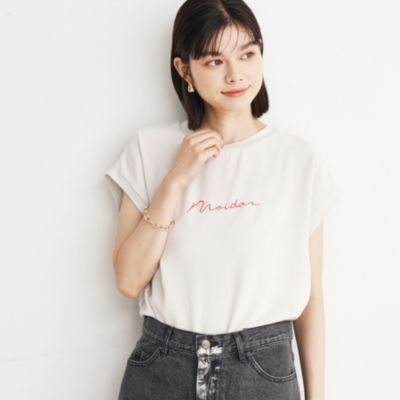 集英社HAPPY PLUS STORETHE SHOP TK（Women）（ザ ショップ ティーケー：レディース）/リブ付きフハクTee