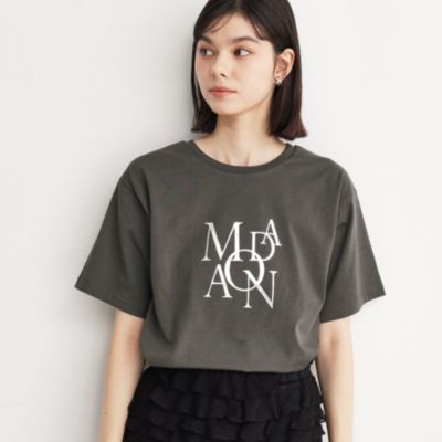 集英社HAPPY PLUS STORETHE SHOP TK（Women）（ザ ショップ ティーケー：レディース）/箔プリントロゴTシャツ【洗える】