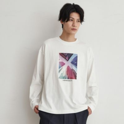 集英社HAPPY PLUS STORETHE SHOP TK（Men）（ザ ショップ ティーケー：メンズ）/【6色展開】Parisフォト／ロゴTシャツ