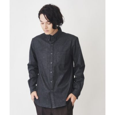 集英社HAPPY PLUS STORETHE SHOP TK（Men）（ザ ショップ ティーケー：メンズ）/【色落ちしにくい】エバーデニムシャツ