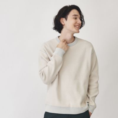 集英社HAPPY PLUS STORETHE SHOP TK（Men）（ザ ショップ ティーケー：メンズ）/【シリーズ累計1万枚販売】配色モールニット