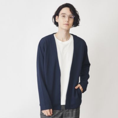 集英社HAPPY PLUS STORETHE SHOP TK（Men）（ザ ショップ ティーケー：メンズ）/【カーディガン＋ロンTセットアイテム】杢ふくれアンサンブルカーディガン