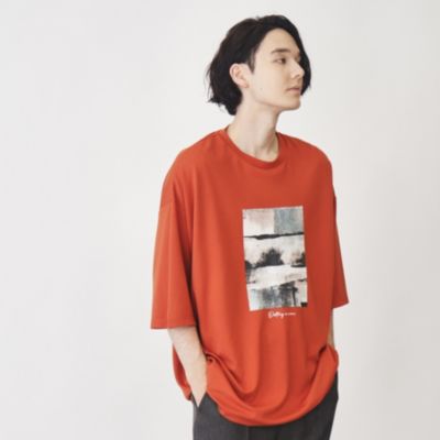 集英社HAPPY PLUS STORETHE SHOP TK（Men）（ザ ショップ ティーケー：メンズ）/ポンチビッグシルエットプリントTシャツ