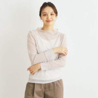 LAURA ASHLEY(ローラアシュレイ)の【シアー／洗える】シースルーカットソー通販 | 集英社HAPPY PLUS STORE