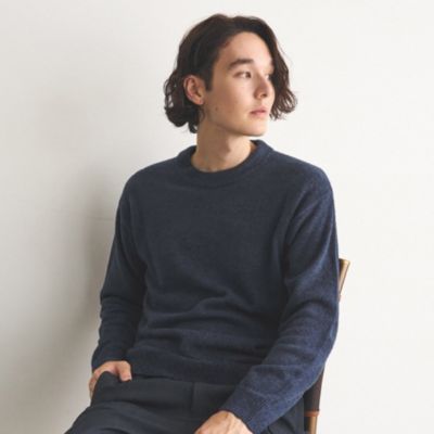 集英社HAPPY PLUS STORETHE SHOP TK（Men）（ザ ショップ ティーケー：メンズ）/フェザーヤーンニット