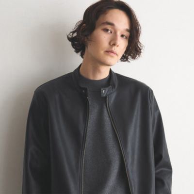 集英社HAPPY PLUS STORETHE SHOP TK（Men）（ザ ショップ ティーケー：メンズ）/ヴィンテージライクシングルライダース