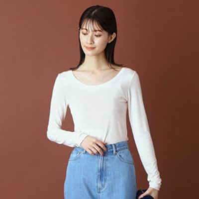 集英社HAPPY PLUS STOREDRESSTERIOR（Ladies）（ドレステリア：レディース）/ウォームストレッチクルーネック